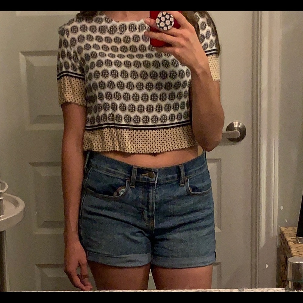 Geo-pattern crop top!